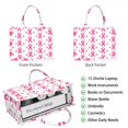 thumbnail image 2 of Large Capacity Tote Bag,Pink Breast Cancer Handbag Fashion Luxury Tote Bag,15.7"x13"x 5.1" Inches,Laptop Compatible, 2 of 6