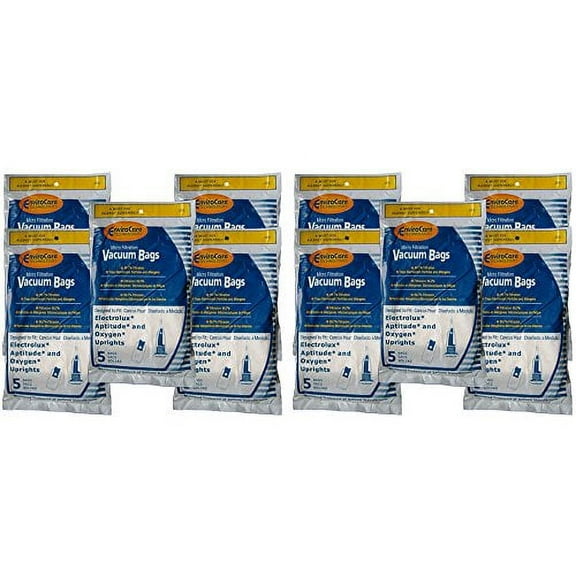 50 Compatible with Electrolux Upright Oxygen & Aptitude Micro Filtration Allergy Vacuum bags, Up
