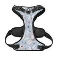 thumbnail image 5 of Picia Blue Butterfly No-Pull Dog Harness Reflective Front Clip Vest with Handle,Step-in Air Dog Harness,Adjustable 2 Metal Rings 4 Buckles,Easy to Put on & Take Off X-Large, 5 of 9