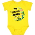 thumbnail image 3 of Inktastic My Nana Loves Me Granddaughter Girls Baby Bodysuit, 3 of 5