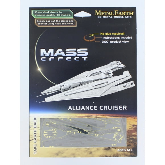 Mass Effect Modèle 3D Découpé au Laser Alliance Cruiser