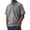 Gray, variant on Men's Summer Polo Shirts for Daily Wear, Washed Finish Lightweight Shirts All-Day Comfort Short Sleeve Tops