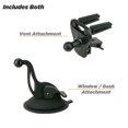 thumbnail image 4 of Scosche Universal 3-in-1 Vent/Windshield/Dashboard Suction Cup Mount with Vent Clip Black HDVM, 4 of 5