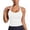 White Tank Tops, variant on Women Workout Yoga Tank Tops Summer Halter Neck Sleeveless Solid Color With Built In Bra Racerback Athletic Camisole For Fitness Running And Sports Trendy Female Camis