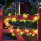 thumbnail image 4 of 2025 Guirnalda de luces para decoración del hogar, guirnalda de luces con batería para árbol de Navidad, vid Artificial, hojas verdes y flores, 4 of 5