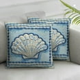 thumbnail image 5 of Under The Sea Collection Ocean Shell Accent and Throw Pillow Sofa Lumbar Cushion, Polyester, 5 of 7