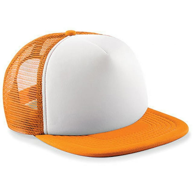 Beechfield Junior Vintage Snapback Mesh Trucker Cap / Headwear