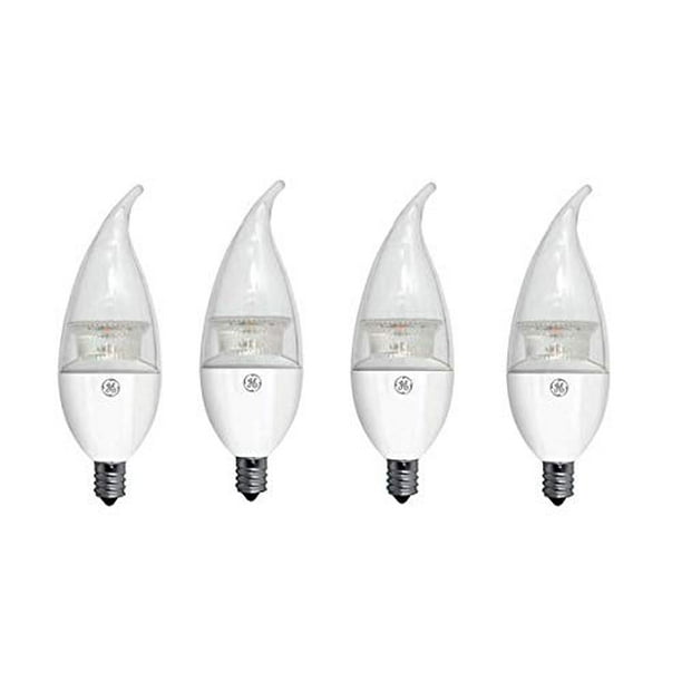 GE 97228 Decorative Vela LED E12 Candelabra Base 60W Replacement