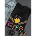 thumbnail image 3 of Cinco De Mayo Flowers Tee Women's -Image by Shutterstock, 3 of 4