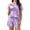 01-Purple Color Heart, variant on MINTREUS Pajama Set for Women 2 Piece Lounge Set Short Sleeve Tops and Shorts Soft Sleepwear with Pockets S-2X