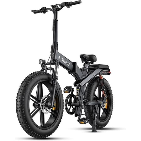 ENGWE X20 Electric Bike for Adults 750W Motor Foldable Ebike 48V 22.2Ah Removable Battery Black