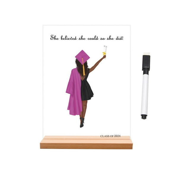 Placa Acrilica Personalizada Para Graduacióngraduation Gifts 2025 Personalized Graduation Gifts For Her Him Erasable DIY Transparent Desktop Decoration Ornaments