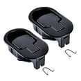 thumbnail image 1 of Bestdealing 2 Pcs Pièces de Rechange pour Fauteuil Inclinable Poignée en Métal Durable pour Fauteuil Inclinable Canapé Levier de Libération Poignée de Remplacement Noir Suite Inclinable Compatible avec Ashley et Major etc., 1 of 5