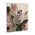 thumbnail image 3 of Stupell Industries Contemporary Lemur & Tropical Plants Canvas Art, 30 x 40, by Fab Funky, 3 of 8