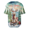 thumbnail image 2 of Merry Christmas Santa Reindeer Antlers Goldendoodle Sleigh Xmas Winter Holiday All Over Print 3D Baseball Shirt Doodle Dog Lover Gifts Idea Softball Sport - 00023, 2 of 6