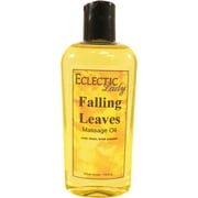 Falling Leaves Massage Oil by Eclectic Lady, 4 oz, Sweet Almond Oil and Jojoba Oil
