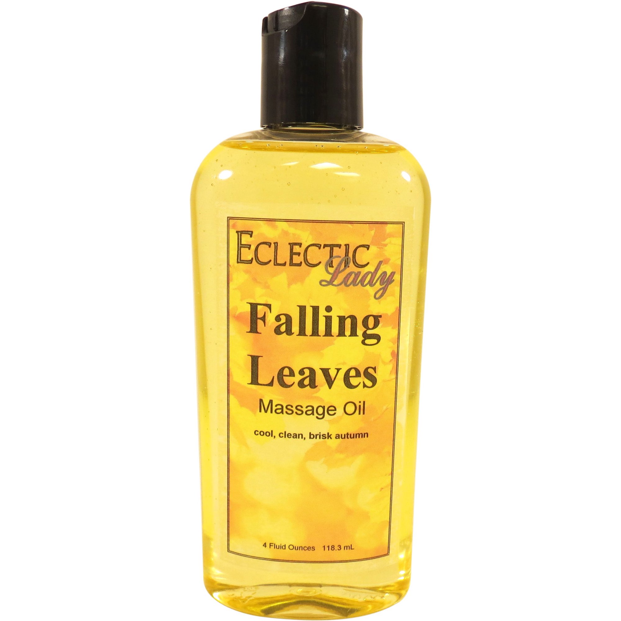 Falling Leaves Massage Oil by Eclectic Lady, 4 oz, Sweet Almond Oil and Jojoba Oil