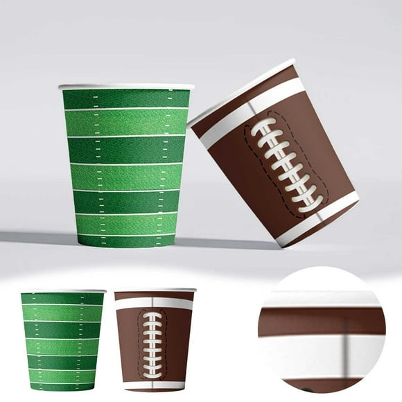 Event & Party Themed Kids Birthday Tableware Set for Football Celebration Paper Plates Napkins Tablecloth and Party 10PCS