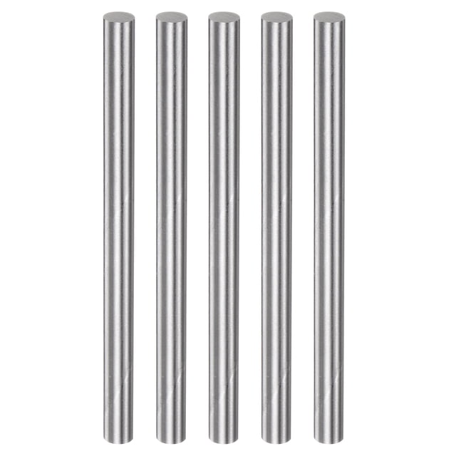 Unique Bargains 5 Packs 6.9mm x 100mm High Speed Steel (HSS) Round Rod Lathe Bar Stock DIY Tool
