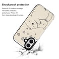 thumbnail image 2 of Compatible with iPhone 11 12 13 mini 14 15 16 Pro Max Plus Wallet Case with Card Holder, PU Leather Kickstand Card Slots Case ( Cute Bear Love, iPhone 16 Plus), 2 of 7