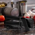 thumbnail image 4 of Stainless Steel Manual Can Opener With Textured Grip Handles Black, 4 of 7