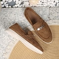 thumbnail image 6 of Bkhluea Women Metal Accent Slip On Loafer Shoes Comfortable Footwear For Office Work Daily Casual Outdoor Activities, 6 of 7