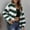 Green, variant on Women's Cardigans Long Sleeve Open Front Rainbow Striped Color Block Loose Casual Oversized Cardigan Long Lightweight Knit Outwear Coat Jacket