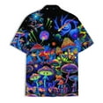 thumbnail image 4 of Funny Magic Psychedelic Mushroom Hawaiian Shirts For Men Colorful Mens Hawaiian Shirts Short Sleeve Button Down Shirt Men, 4 of 7