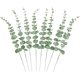 thumbnail image 1 of Nvzi 8 piezas de tallos de eucalipto decorativos de 14,1 pulgadas, hojas de eucalipto artificiales, ramas de vegetación sintética, 1 of 5