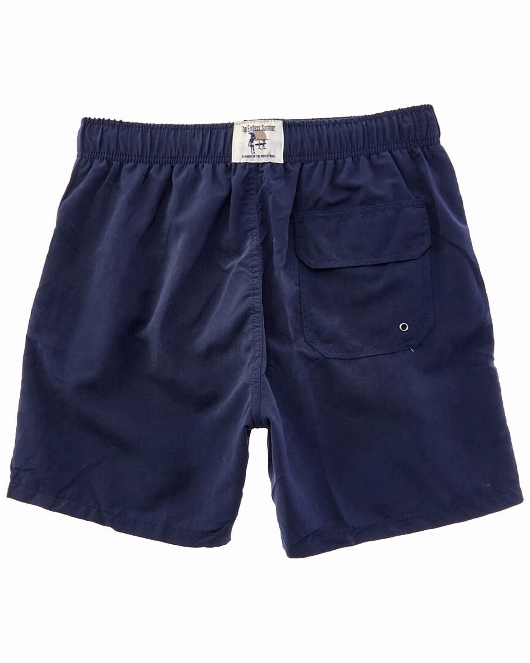 Endless Summer mens  Solid Volley Swim Short, m, Blue