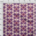 thumbnail image 3 of oneOone Velvet Red Fabric Geometric Craft Projects Decor Fabric Printed By The Yard 58 Inch Wide, 3 of 4