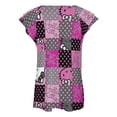 thumbnail image 5 of Hello Kitty Womens Summer Tops Ruffle Short Sleeve Tunic Tops V Neck Loose Fit Flowy T-Shirts, 5 of 7