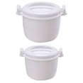 thumbnail image 1 of Dsseng Thermal Rice Cooker F Convenient Mini Microwave Steamer Portable Electric Lunch Containers 2 Pcs, 1 of 6