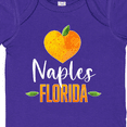 thumbnail image 4 of Inktastic Naples Florida Orange in Heart Boys or Girls Baby Bodysuit, 4 of 5