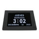 thumbnail image 1 of Reloj Despertador con Calendario Digital Reloj Electrónico de 8 Pulgadas para Personas con Problemas de Visión Ancianos Reloj con Pérdida de Memoria Negro, 1 of 8