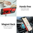 thumbnail image 6 of for iPhone 13 Pro Case with Sliding Camera Cover and Card Holder Heavy Duty Protective iPhone 13 pro Case with Ring Magnetic Kickstand Phone Case for iPhone 13 Pro 6.1 inch(Red), 6 of 14