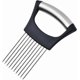 thumbnail image 1 of Stainless Steel Food Slicer with Onion Holder for Safe and Easy Cutting, 1 of 5