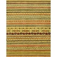 thumbnail image 1 of Ahgly Company Machine Washable Indoor Rectangle Abstract Deep Yellow Area Rugs, 2' x 3', 1 of 7