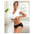 thumbnail image 3 of 6-Pack Womens Underwear Cotton Hipster Panties Regular & Plus Size, 3 of 12
