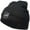Black, variant on NASA Logo Outline Embroidered Short Beanie - Red OSFM