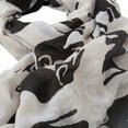 thumbnail image 3 of Premium Elephant Print Frayed End Scarf Wrap, 3 of 3