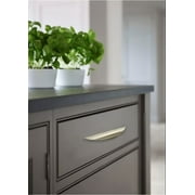 ABCISI Modern Light Brushed Cabinet Pulls, Furniture Hardware Collection, Cabinet Handles, Drawer Pulls, Door Pulls, Kitchen Cupboard Handle, Pack of 4 (Black, S-4PCS, 1.3Hole Center)