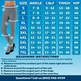 thumbnail image 4 of Absolute Support Womens Opaque Compression Pantyhose 20-30mmHg Gray, 6X-Large, 4 of 9