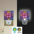 thumbnail image 2 of Yayeee LED Plug in Night Light for The Home with Auto Dusk to Dawn Light Sensors, 2 Pack, Large Purple Flowers, 2 of 6