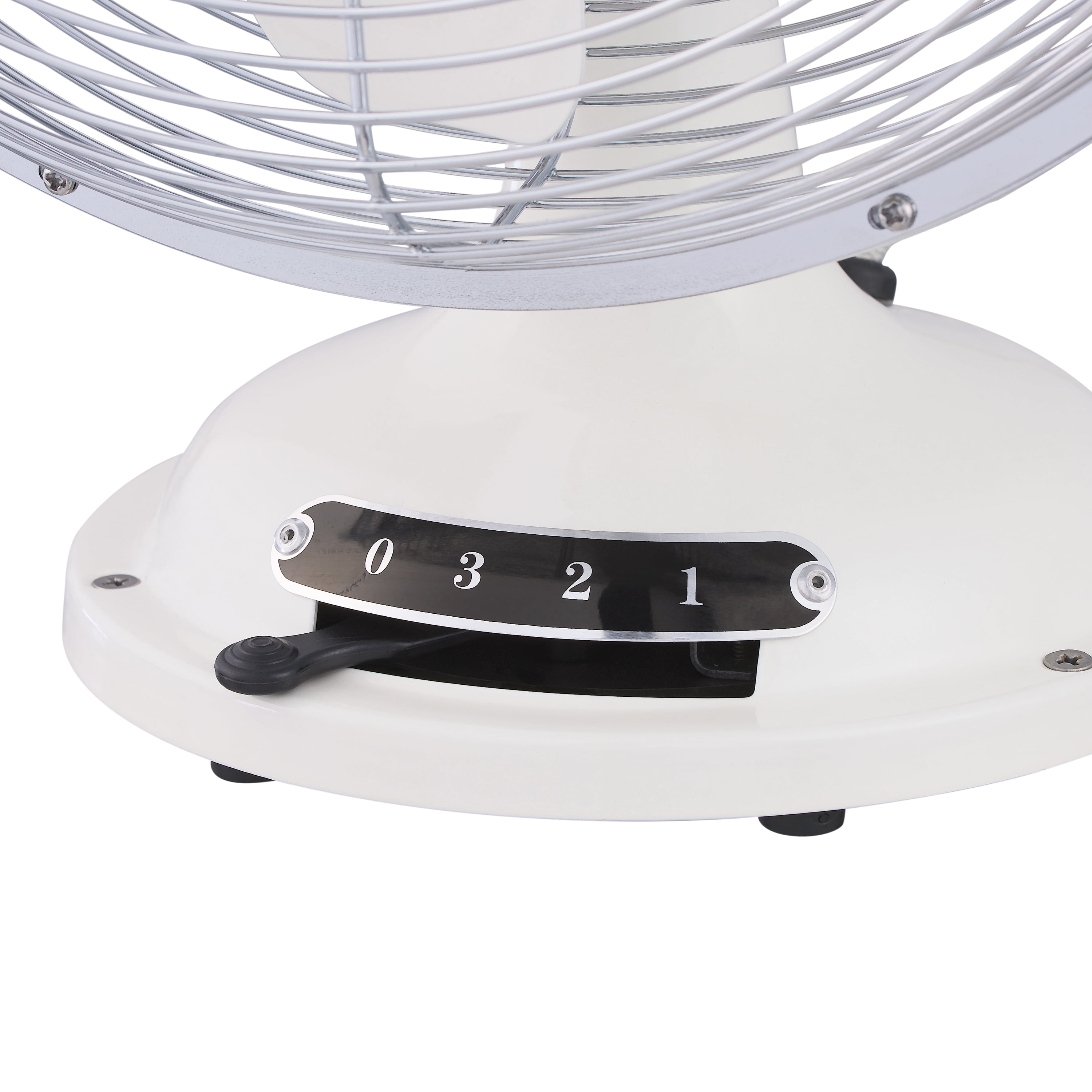 Nostalgic Retro Table Fan ホワイト 3段階調整 Better Homes & Gardens New 12 inch Retro 3-Speed Metal