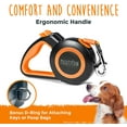 thumbnail image 4 of Mighty Paw Retractable Dog Leash with 1 Touch Lock, Extra Durable Nylon Leash, No Slip Grip, Reflective Stitching, Ideal Dog Leashes for Everyday Use, 4 of 9