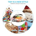 thumbnail image 3 of OULII Storage Hammock Toy Organization for Balcony Storage Hammock Polyester White 2Pack, 3 of 8