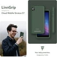 thumbnail image 2 of TUDIA LINNGrip Cloud Mobile Stratus C7 Phone Case Shockproof Slim Cover - Pine Green, 2 of 7