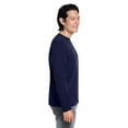 thumbnail image 3 of CORE365 CE111L Unisex Fusion ChromaSoft™ Performance Long Sleeve T-Shirt-Classic Navy-4XL, 3 of 3