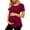 Red#12, variant on Jinhomg Women's Maternity T Shirts Short Sleeve Pregnancy Tees Crew Neck Casual Mama Blouses Soft Comfy Lounge Pajama Tops Red L